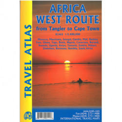Africa West Route: From Tangier to Cape Town Travel Atlas