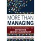 More Than Managing: The Relentless Pursuit of Effective Jewish Leadership