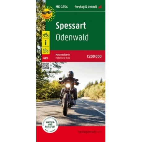 Spessart, motorcycle map 1:200,000, freytag & berndt