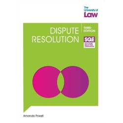 SQE - Dispute Resolution 3e