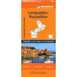 Languedoc-Roussillon - Michelin Regional Map 526
