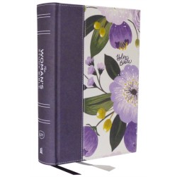 KJV, The Woman's Study Bible, Purple Floral Cloth over Board, Red Letter, Full-Color Edition, Comfort Print: Receiving God's Truth for Balance, Hope, and Transformation