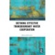 Defining Effective Transboundary Water Cooperation