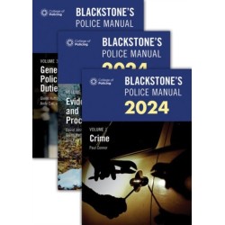 Blackstone's Police Manuals Three Volume Set 2024