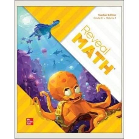 Reveal Math, Grade K, Teacher Edition, Volume 1