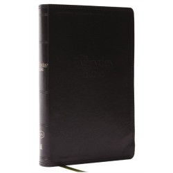 KJV, The Everyday Bible, Black Leathersoft, Red Letter, Comfort Print: 365 Daily Readings Through the Whole Bible