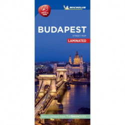 Budapest Street Map Laminated