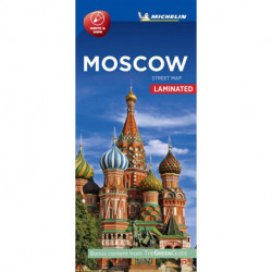 Moscow Street Map Laminated