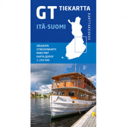 Itä-Suomi : tiekartta, vägkarta: tiekartta, vägkarta
