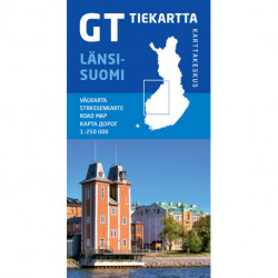 Länsi-Suomi / Väst-Finland: vägkarta - Strassenkarte - road map