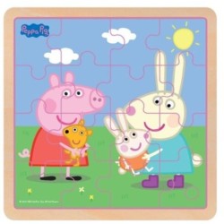 Gurli Gris og Karina Kanin Træpuslespil