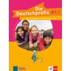 Deutschprofis in Teilbanden: Kurs- und  Ubungsbuch A1.1 + Audios und Clips o