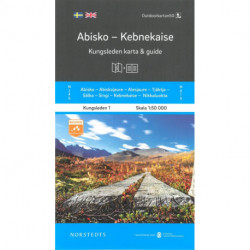 Abisko - Kebnekaise : Kungsleden karta & guide: Kungsleden karta & guide