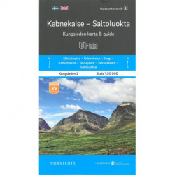 Kebnekaise-Saltolokta : Kungsleden karta & guide: Kungsleden karta & guide