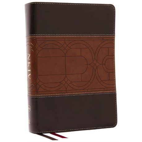 NKJV Study Bible, Leathersoft, Brown, Full-Color, Thumb Indexed, Comfort Print: The Complete Resource for Studying God’s Word