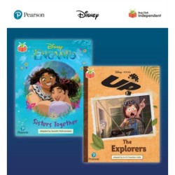 Pearson Bug Club Disney Year 2 Pack E, including Gold and Lime book band readers- Encanto: Sisters Together, Up! The Explorers