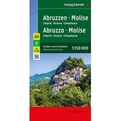 Abruzzo - Molise - Road and leisure map