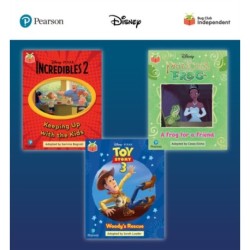 Pearson Bug Club Disney Year 1 Pack C, including decodable phonics readers for phase 5- The Incredibles: Keeping Up with the Kids, The Princess and the Frog: A Frog for a Friend, Toy Story: Woody's Rescue