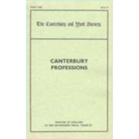 Canterbury Professions