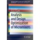 Analysis and Design Optimization of Micromixers