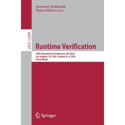 Runtime Verification: 20th International Conference, RV 2020, Los Angeles, CA, USA, October 6–9, 2020, Proceedings