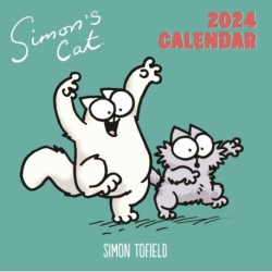 Simon's Cat Square Wall Calendar 2024