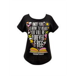 Frederick Douglass: Once You Learn to Read Women's Relaxed Fit T-Shirt X-Large