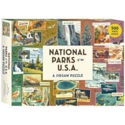 National Parks of the USA A Jigsaw Puzzle: 500 Piece Puzzle