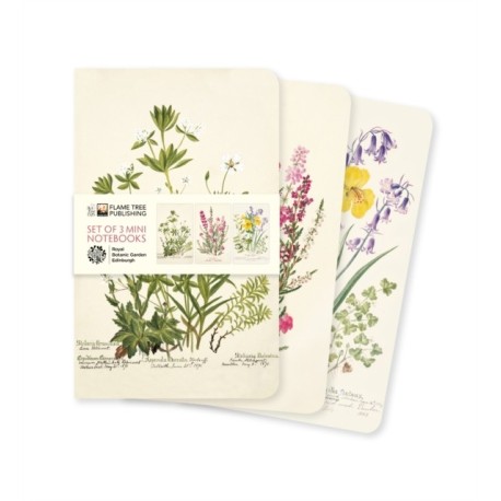 Royal Botanic Garden Edinburgh Set of 3 Mini Notebooks