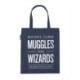 Books Turn Muggles into Wizards Tote Bag
