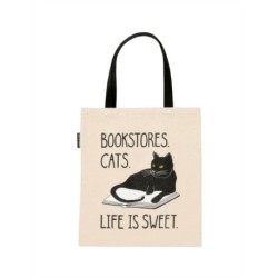 Bookstore Cats Tote Bag