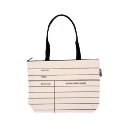 Library Card Market Tote Bag