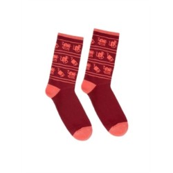 Cats and Stacks Socks - Large