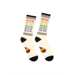 Book Nerd Pride Gym Socks - Large