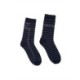 Library Card (Navy) Socks - Large