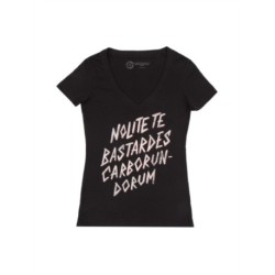 Nolite Te Bastardes Carborondurum Women's V-neck T-shirt Small