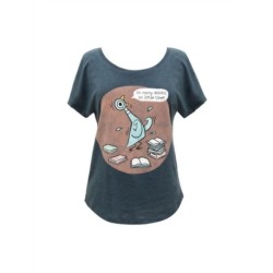 Pigeon: So Many Books Women's Relaxed Fit T-Shirt X-Large