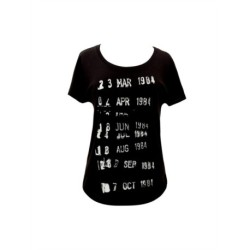 Library Stamp Black Women's Relaxed Fit T-shirt Xxx-large
