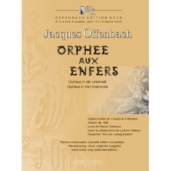 Orpheus in the Underworld: Opera-bouffon in 2 acts and 4 scenes. Piano reduction.