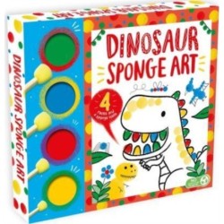 Dinosaur Sponge Art