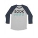 Book Nerd Unisex 3/4 Sleeve Raglan Xxx-large