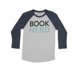 Book Nerd Unisex 3/4 Sleeve Raglan Xxx-large