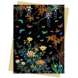 Ashmolean Museum: Cloisonne Casket with Flowers and Butterflies Greeting Card Pack: Pack of 6