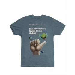 The Hitchhiker's Guide to the Galaxy Indigo Unisex T-shirt Large