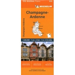 Champagne-Ardenne - Michelin Regional Map 515