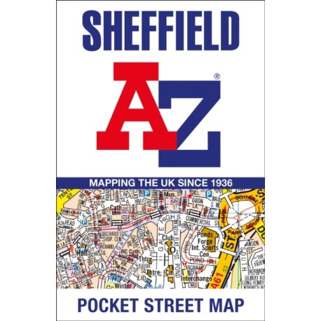 Sheffield A-Z Pocket Street Map: Accurate Street Map for Easy Navigation