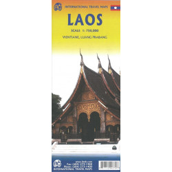 Laos Travel Reference Map