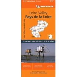 Pays de la Loire - Michelin Regional Map 517