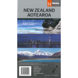 New Zealand Aotearoa Country Map