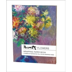 Flowers, Claude Monet Wrapping Paper Book: Wrapping Paper Book